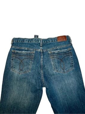 Calvin Klein Jeans Women's Flare Jeans Size 6 Blue Denim Stretch Classic Fit